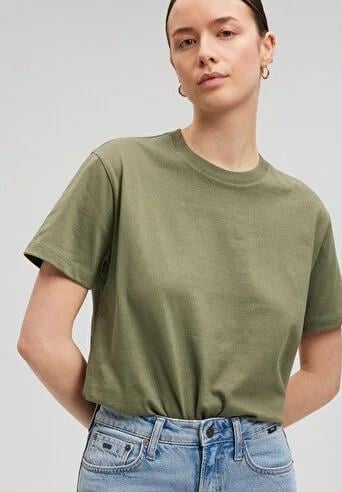 Mavi Sleeve Tee Kadın Tişört