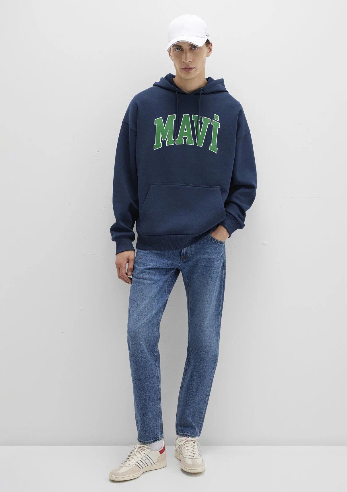 Mavi Logo Baskılı Erkek  Sweatshirt  067149-29743
