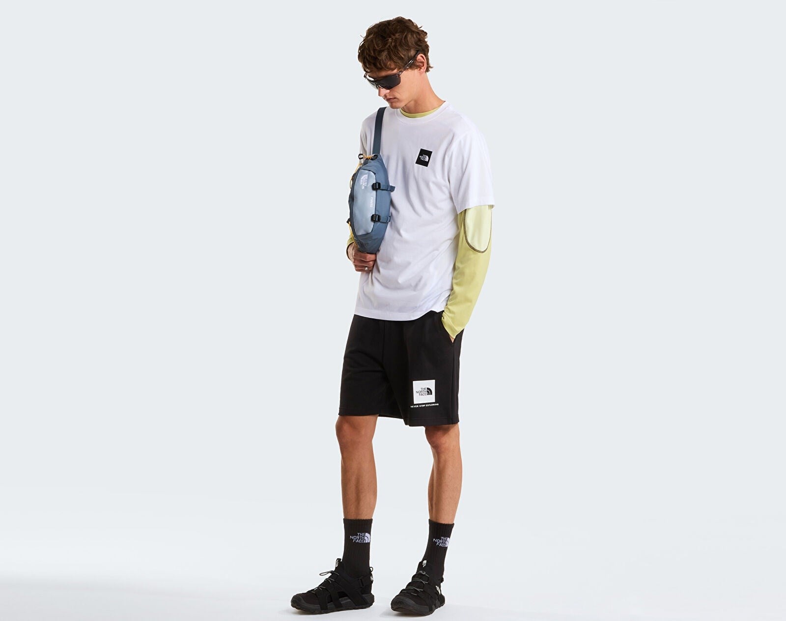 The North Face M Evolutıon Box Half Dome Regular  Erkek T-Shirt NF0A8G9CFN41
