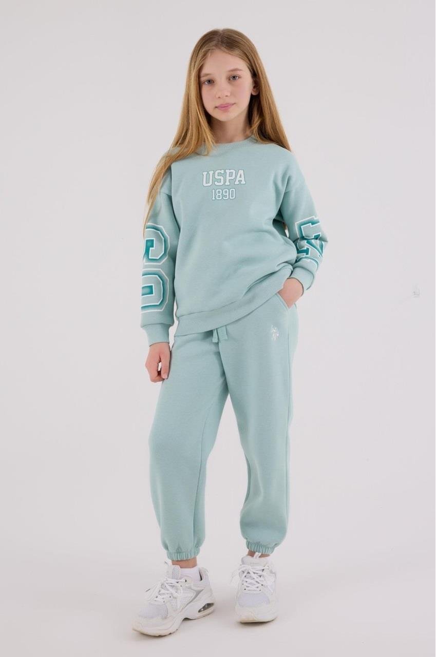U.S. Polo Assn Kids Kız Çocuk İkili Takım US2314-G
