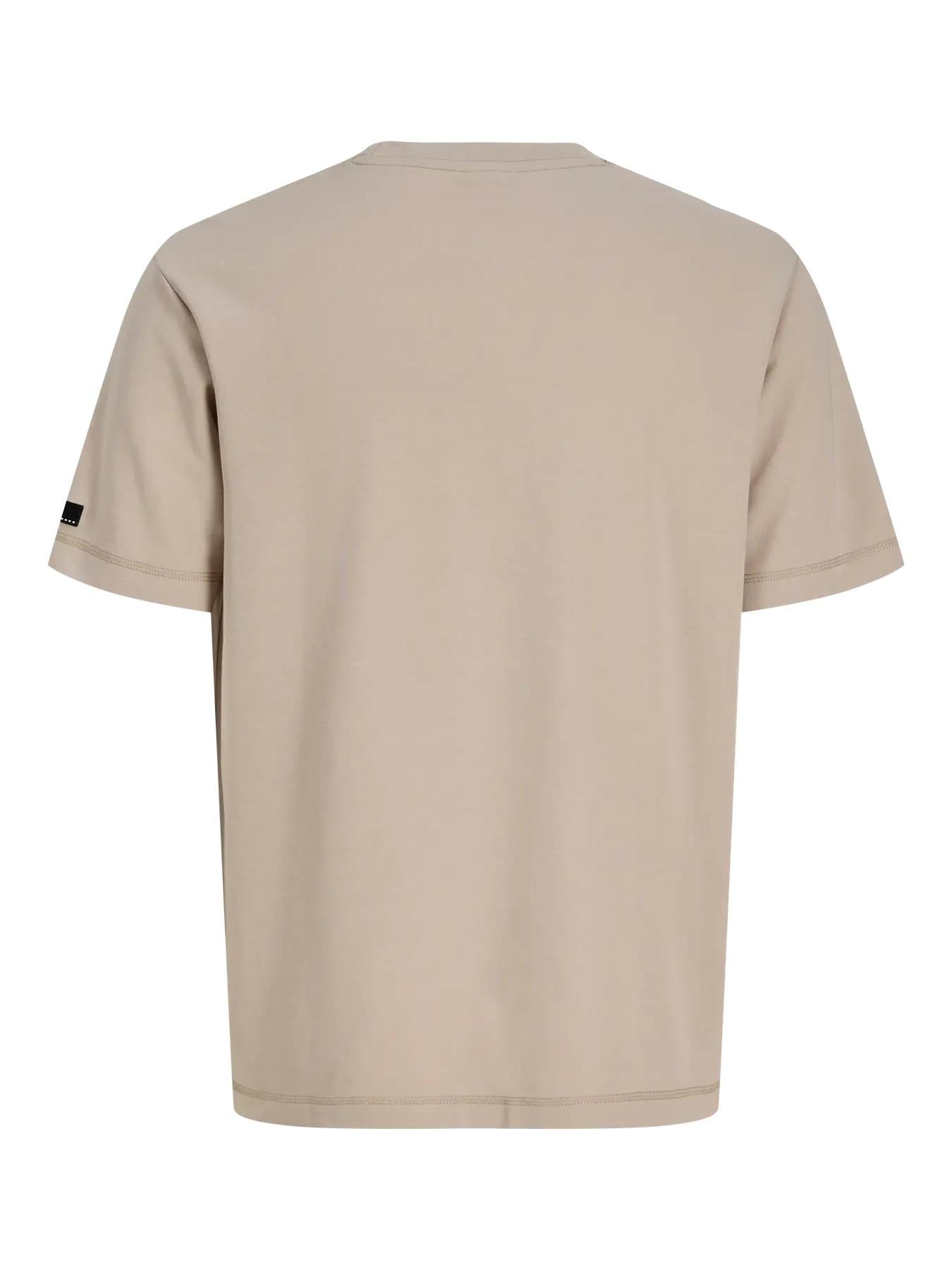 Jack Jones Jcofusıon Badge Tee SS Crew Neck LN Erkek T-Shırt-12289962