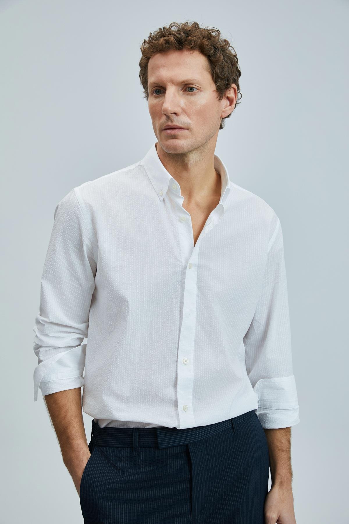 Lufıan Ellery Erkek Basic Regular Fit Gömlek 111010637