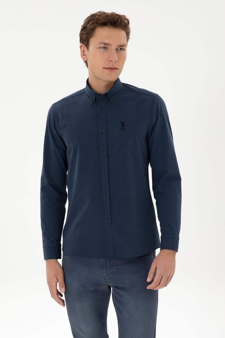 U.S Polo Assn. Erkek Dokuma Gömlek