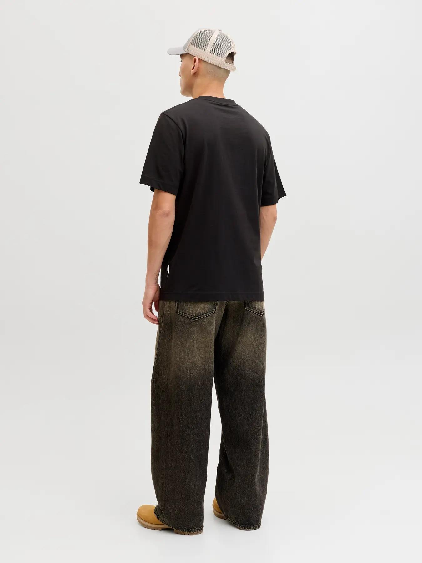 Jack&Jones Core Jcoclub Front Prınt Tee Ss Crew  Neck Erkek T-Shirt 12289868