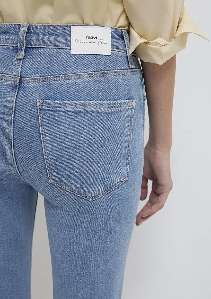 Mavi Vıola Mid Indigo Premium Blue Kadın Jean Pantolon 101048-91000