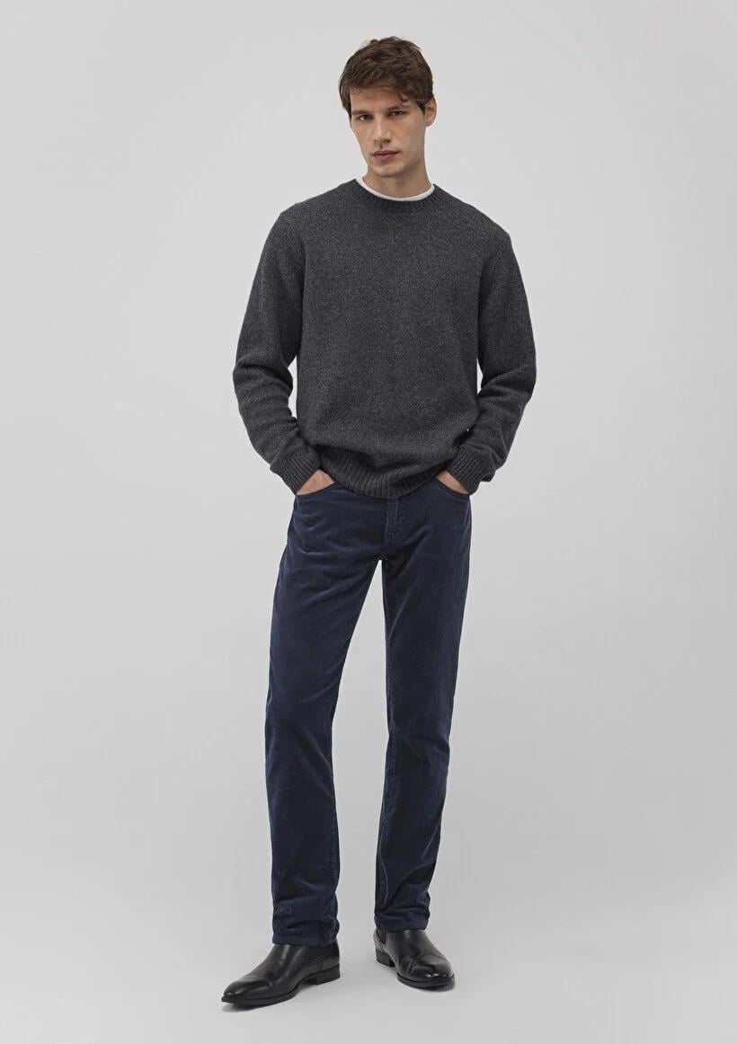 Mavi Marcus Koyu Lacivert Kadife  Pantolon-0035188461