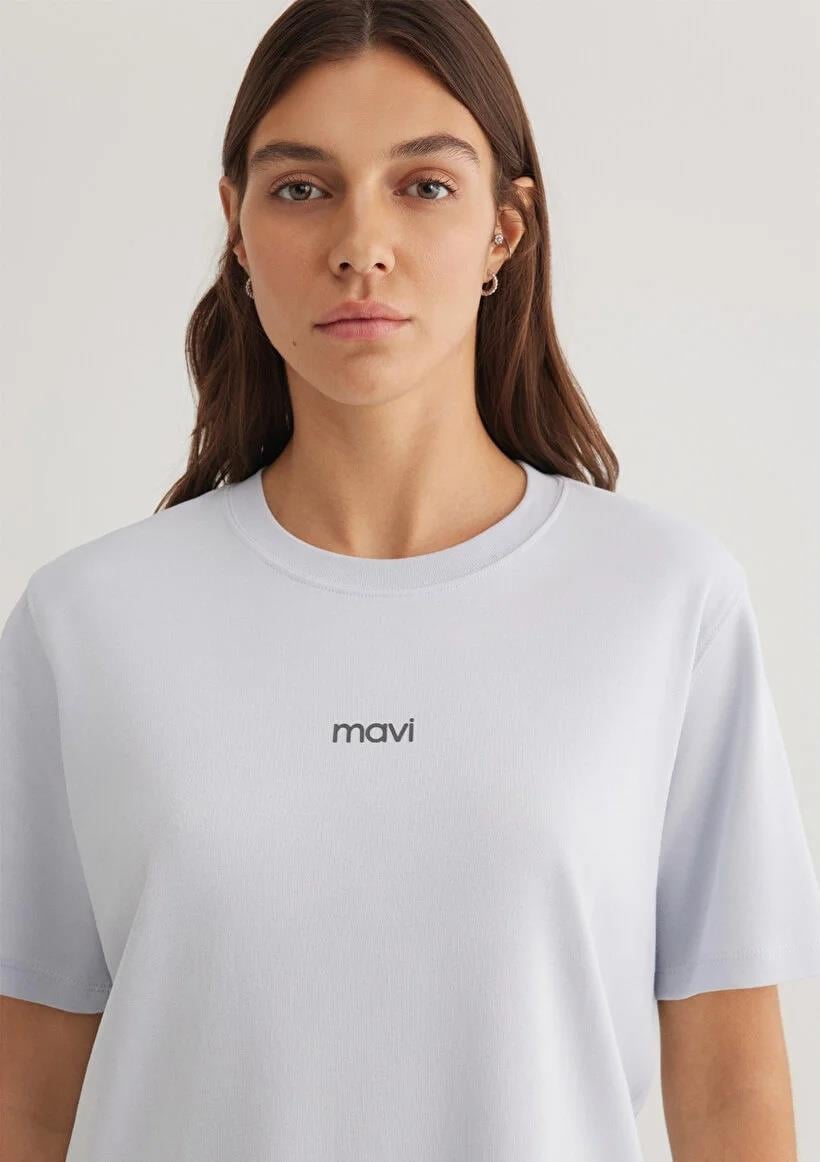 Mavi Logo Halogen Blue Kadın T-Shirt 1612829-89201