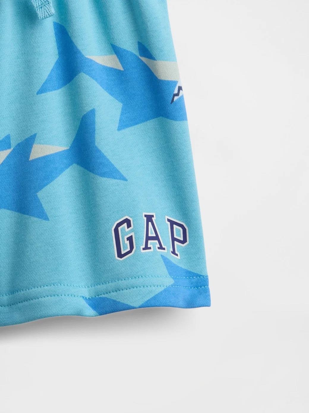 Gap Relaxed Fransız Havlu Kumaş Logo Pull-On Şort-872864-01