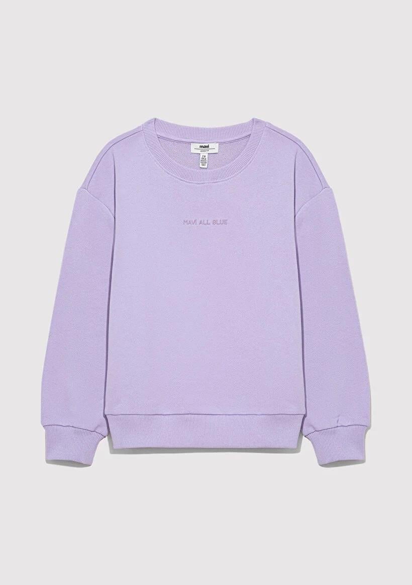 Mavi Çocuk Organik Pamuklu Sweatshirt 7S10043-70529