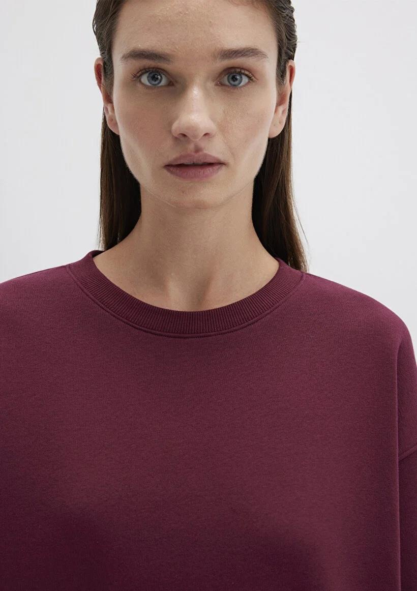 Mavi Bisiklet Yaka  Windsor Wine Kadın Sweatshirt 1610198-70415