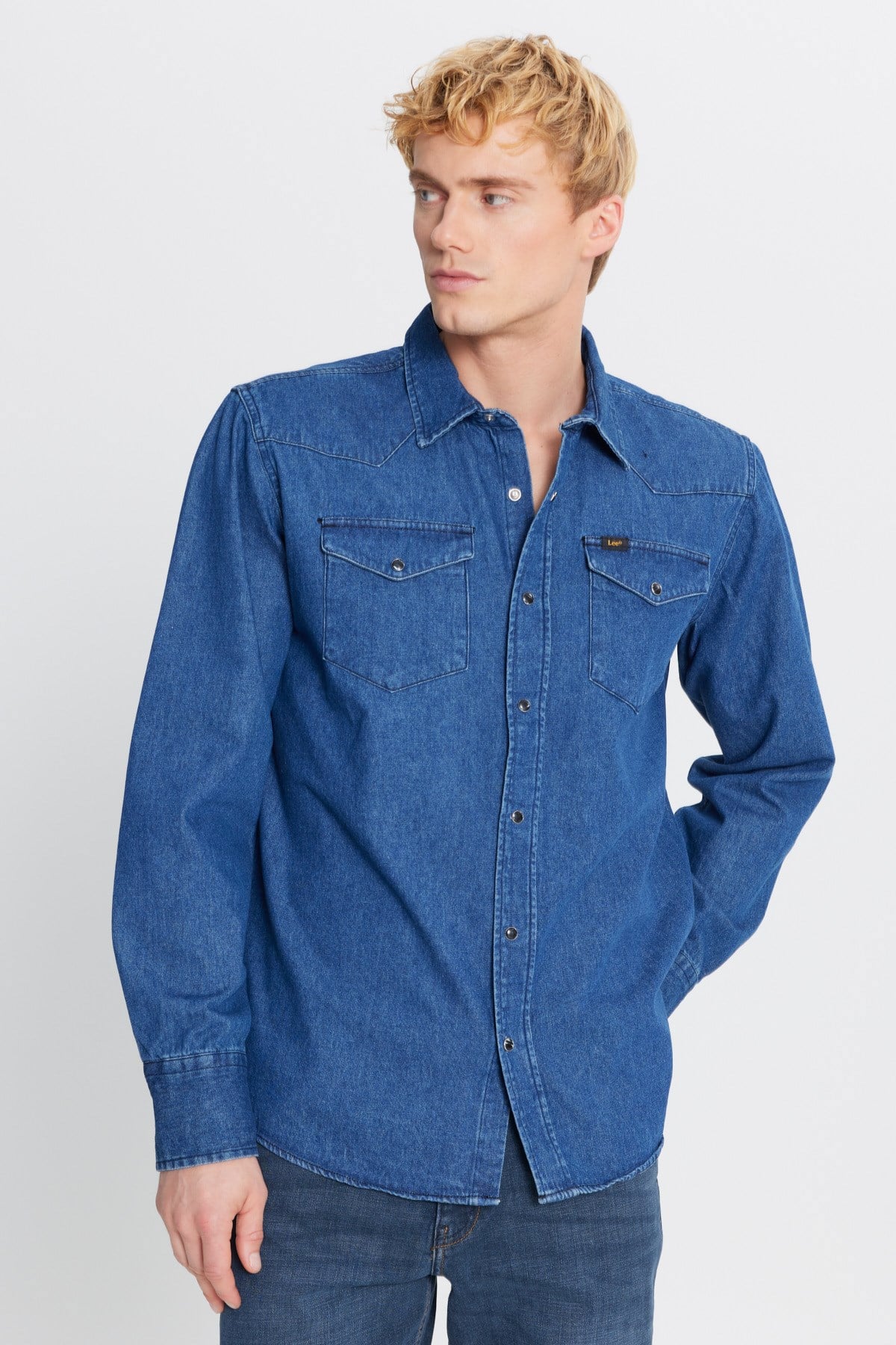 Lee Erkek Denim Gömlek