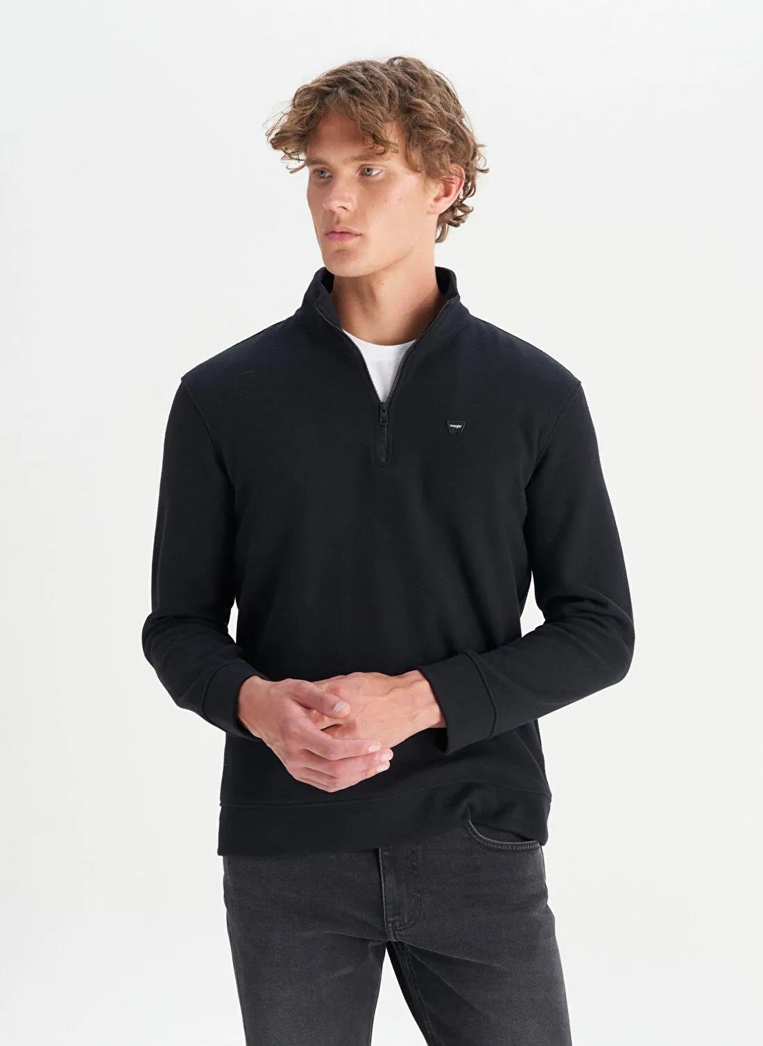 Wrangler Erkek Half  Zip Erkek Sweatshirt  W2520532001
