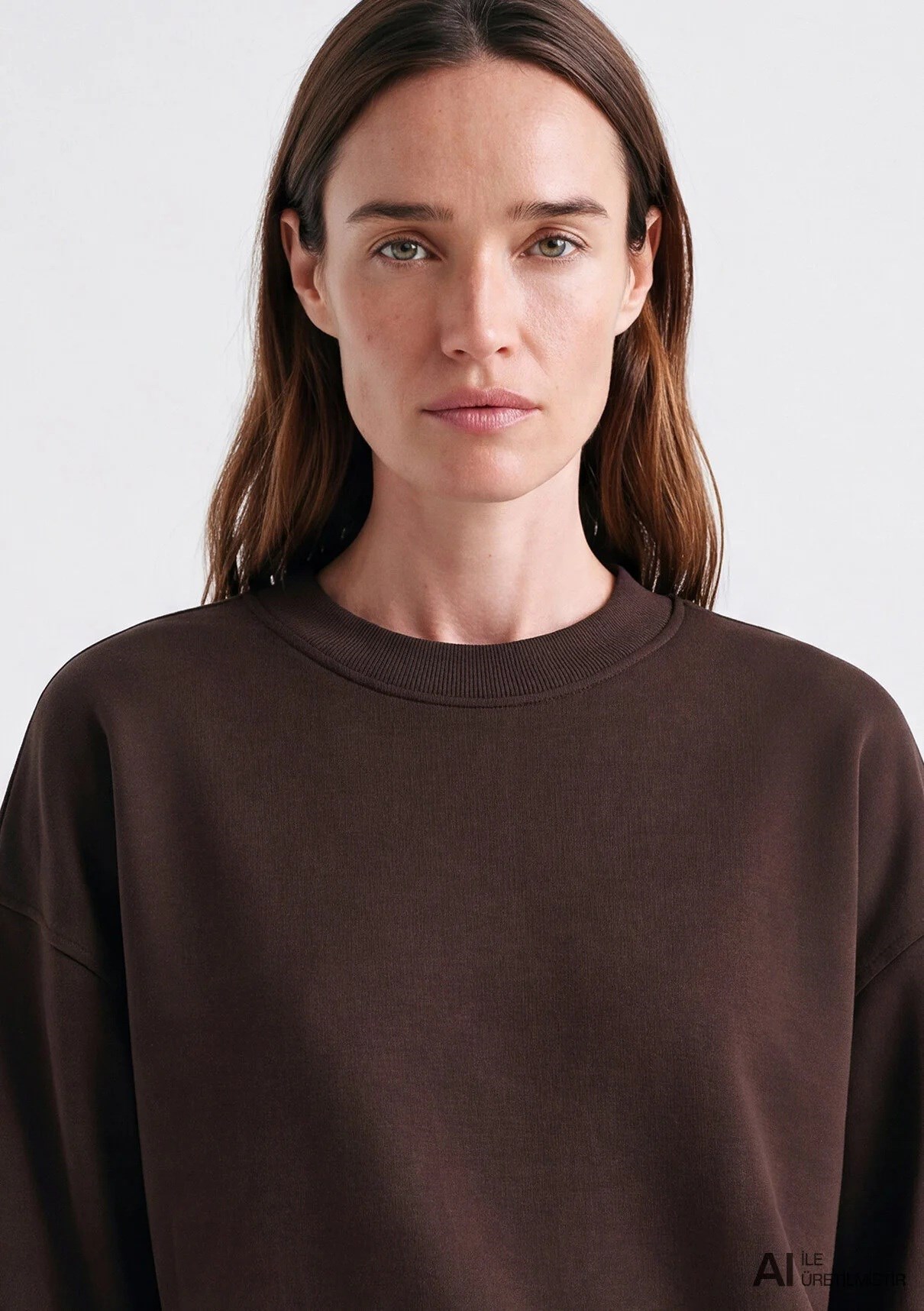 Mavi Yuvarlak Yaka Basıc  Kadın Sweatshirt 1S10576-70240