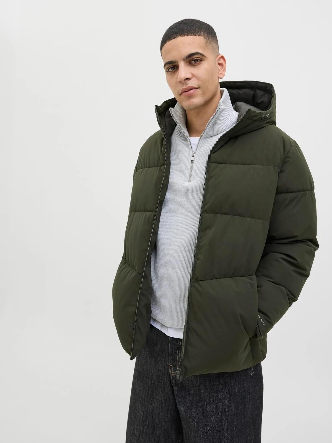 Jack&Jones Jjglobal Puffer  Erkek Mont 12283517