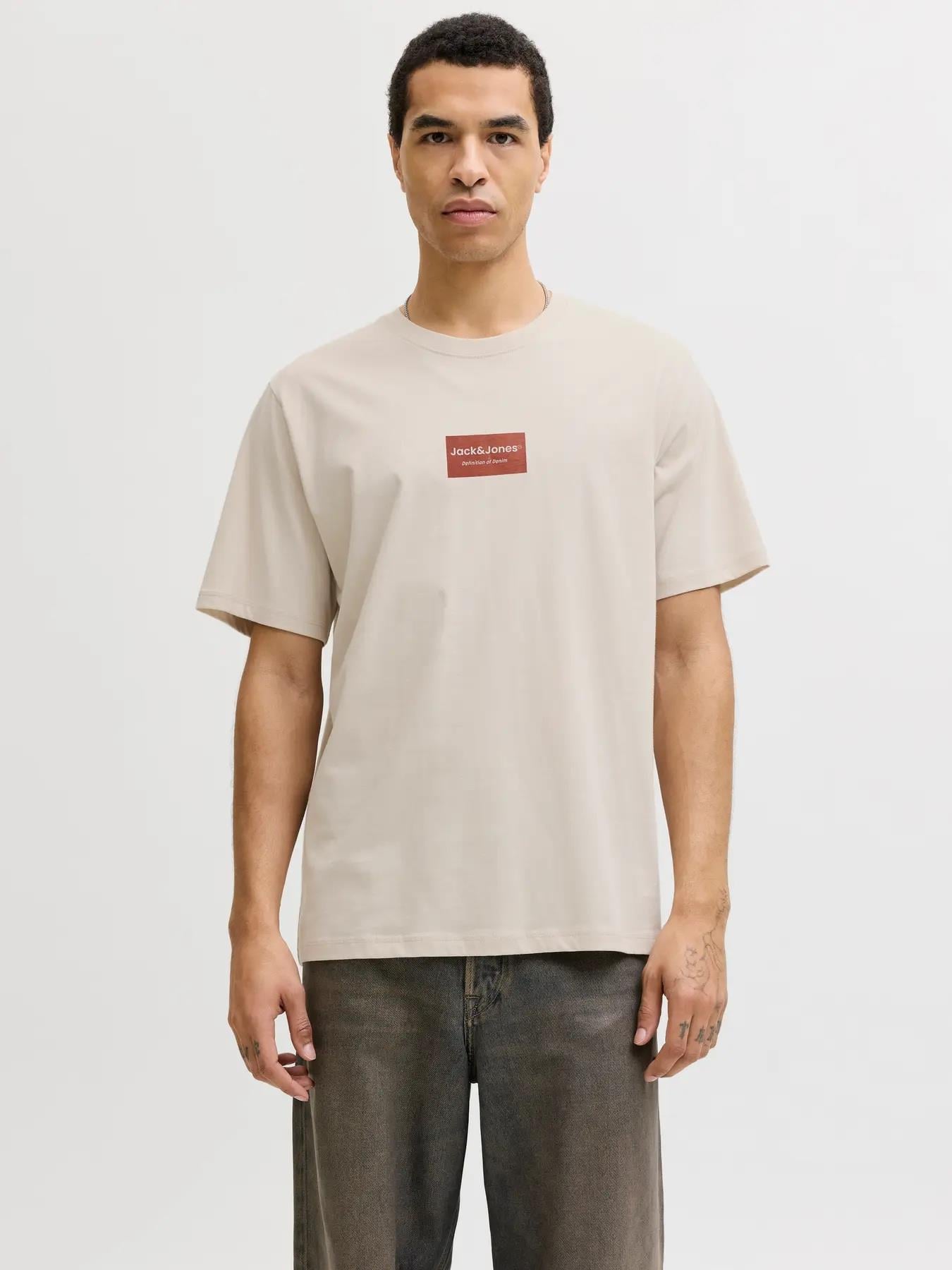 Jack&Jones Jjfrank Tee Ss Crew Neck Erkek T-Shirt 12288092