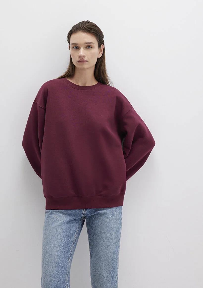 Mavi Bisiklet Yaka  Windsor Wine Kadın Sweatshirt 1610198-70415