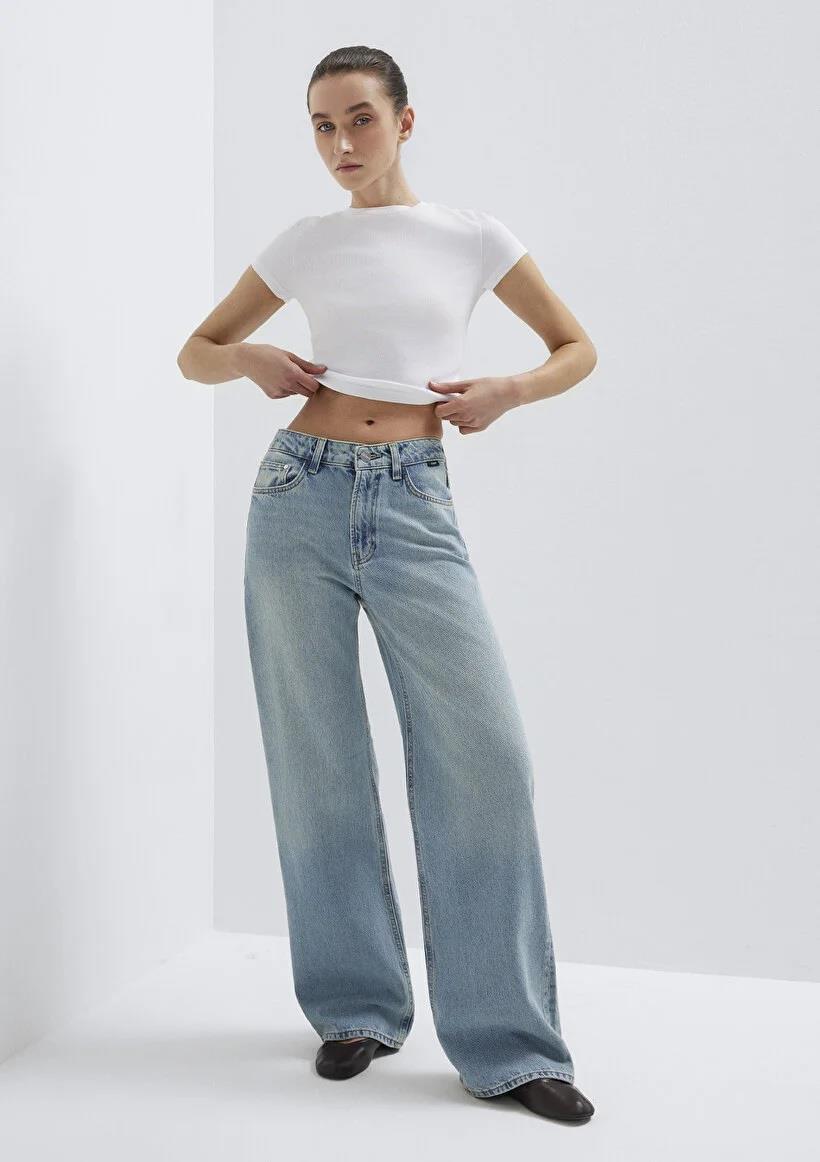 Mavi Malibu Lconic Puslu Kadın Pantolon-1010152-A1569