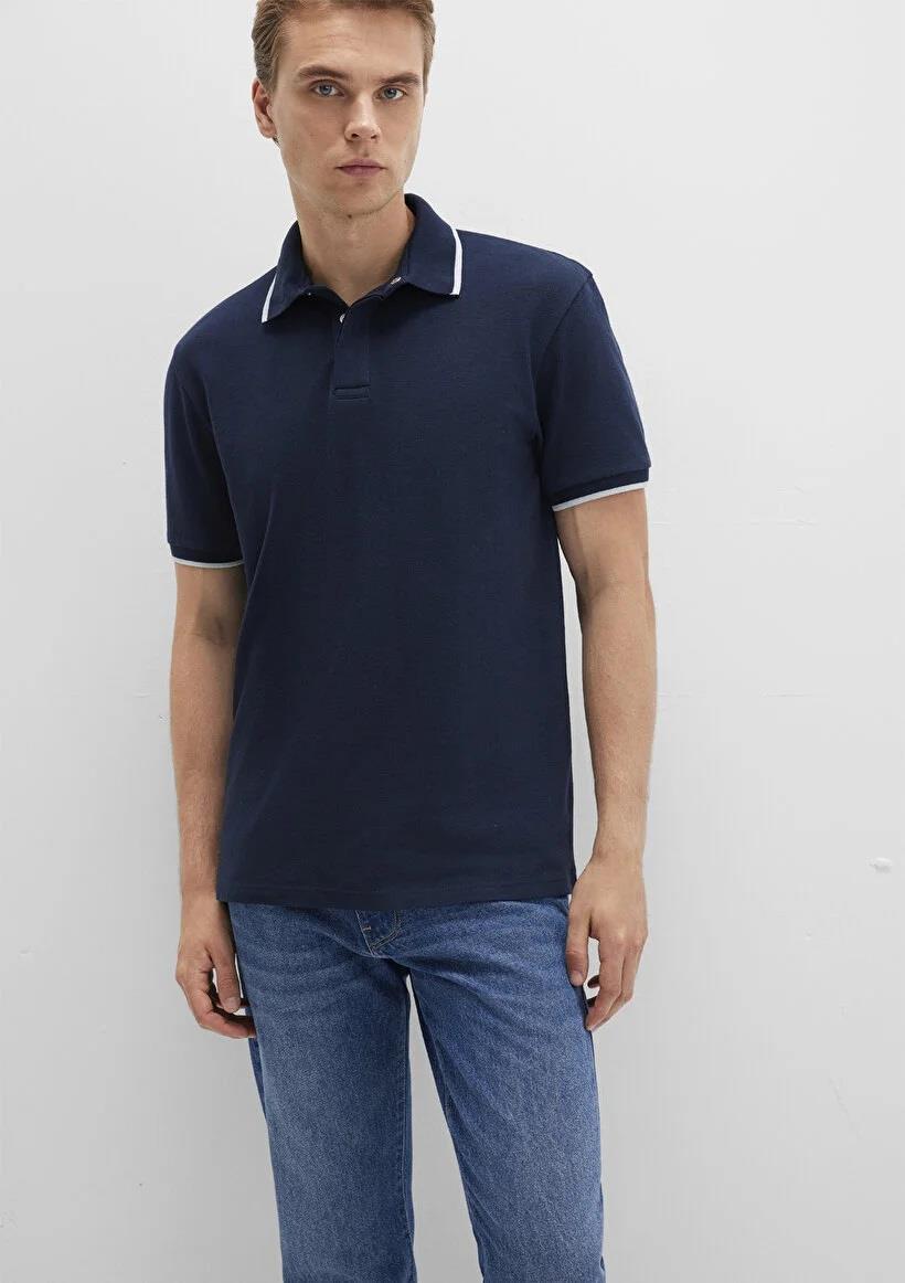 Mavi Cepli Erkek T-Shirt 0612513-70490