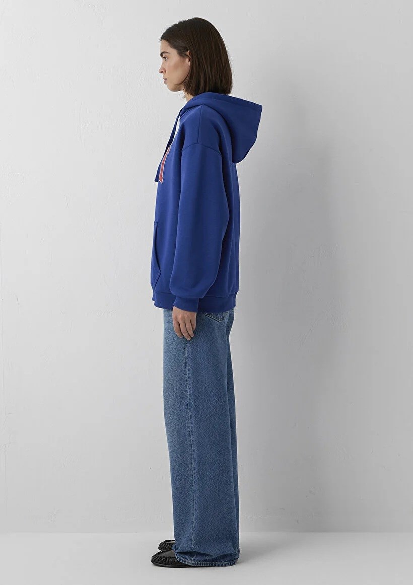 Mavi Mavı Logo Kapüsonlu Kadın Sweatshirt 1600361-70758