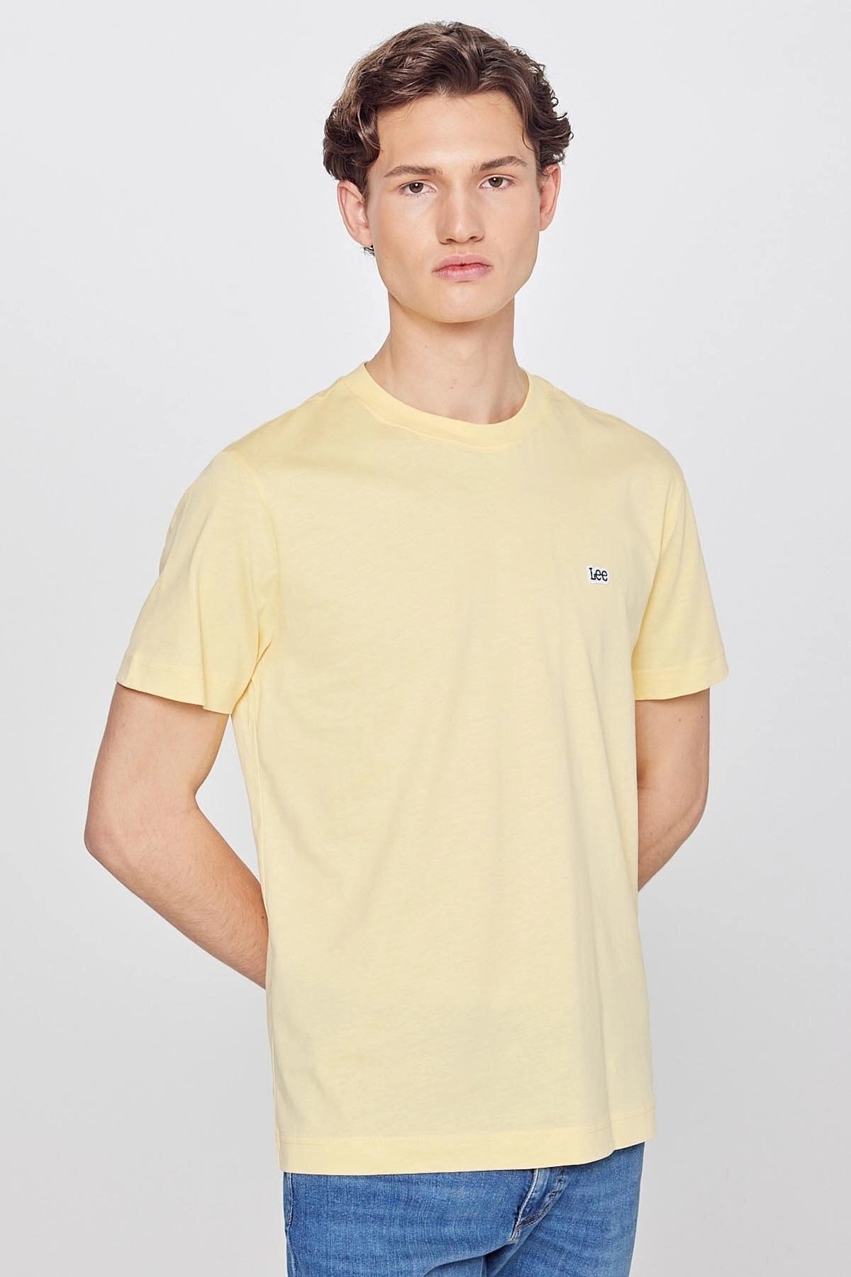 Lee Bisiklet Yaka Erkek T-shirt