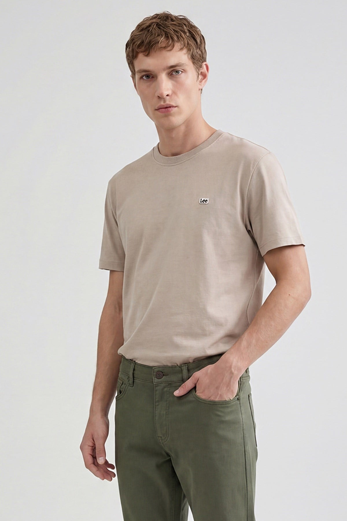 Lee Bisiklet Yaka T-shirt L60UFQ614