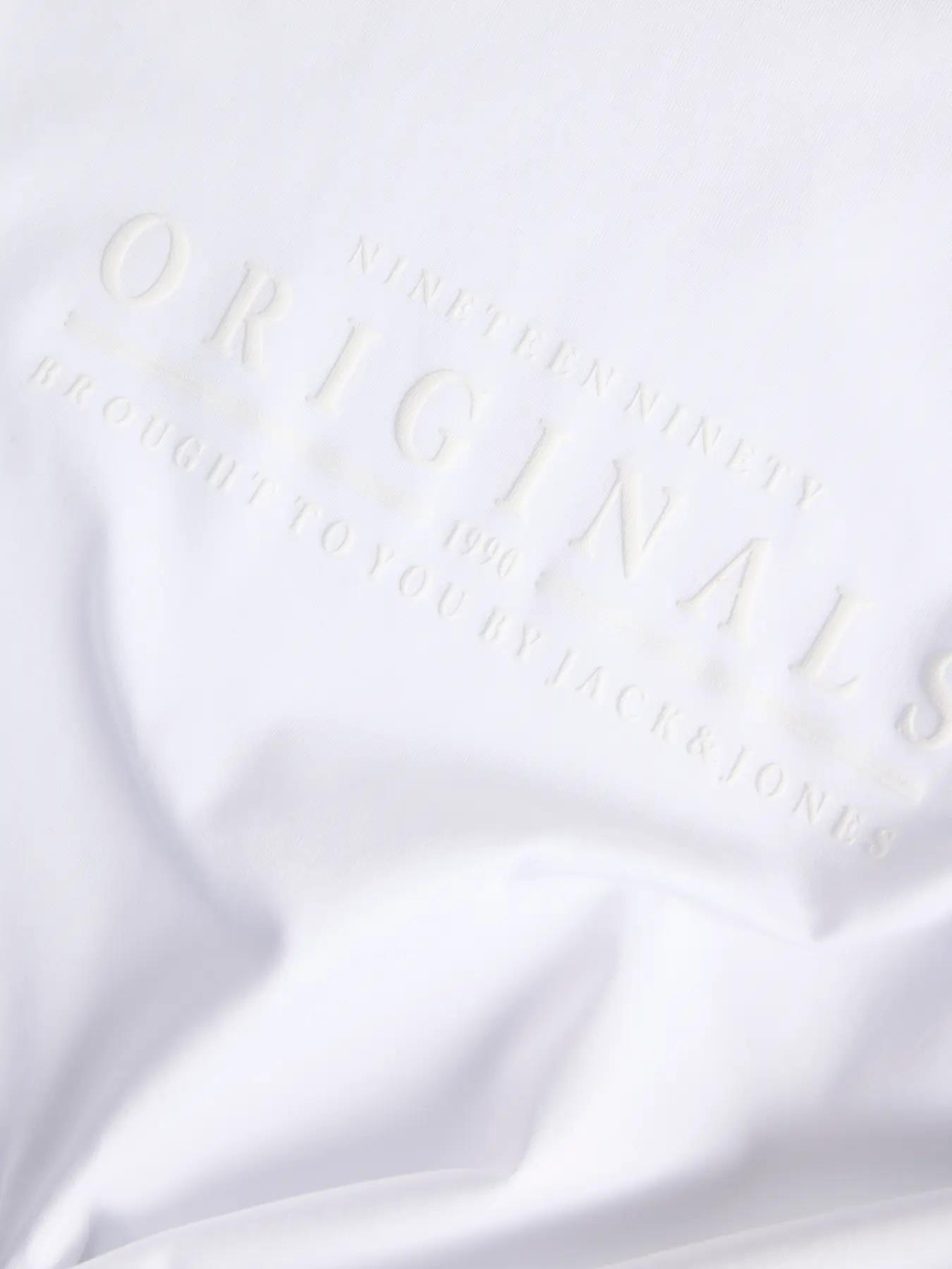 Jack&Jones Orıgınals Jorcatskılls Mınımal Tee Crew Neck Ln Erkek T-Shirt 12290315