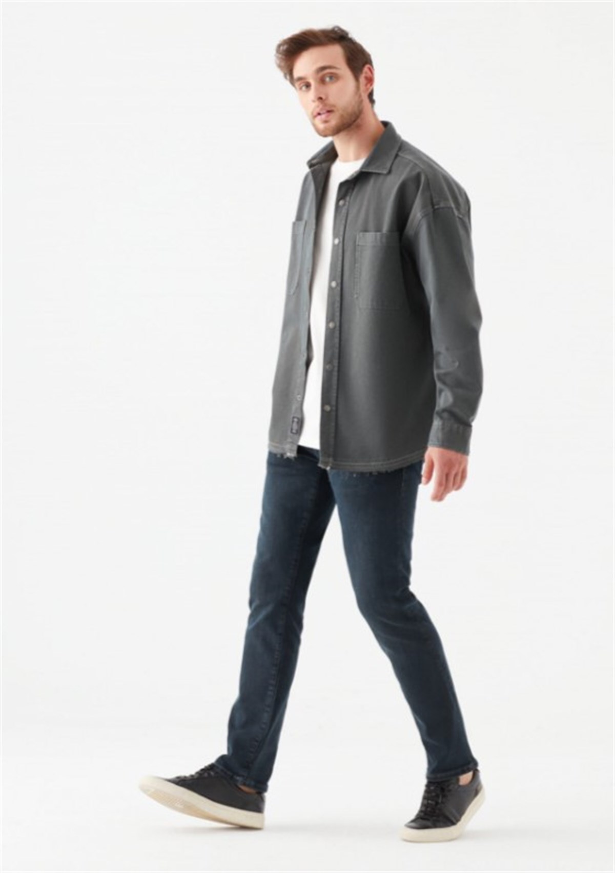 Mavi Marcus Dark Foggy Mavi Jet Black Erkek Pantolon