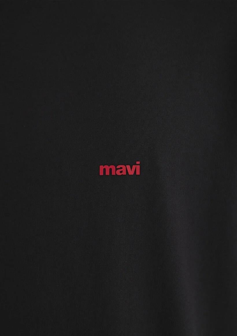 Mavi Baskılı  Siyah Erkek T-Shirt 0612216-900
