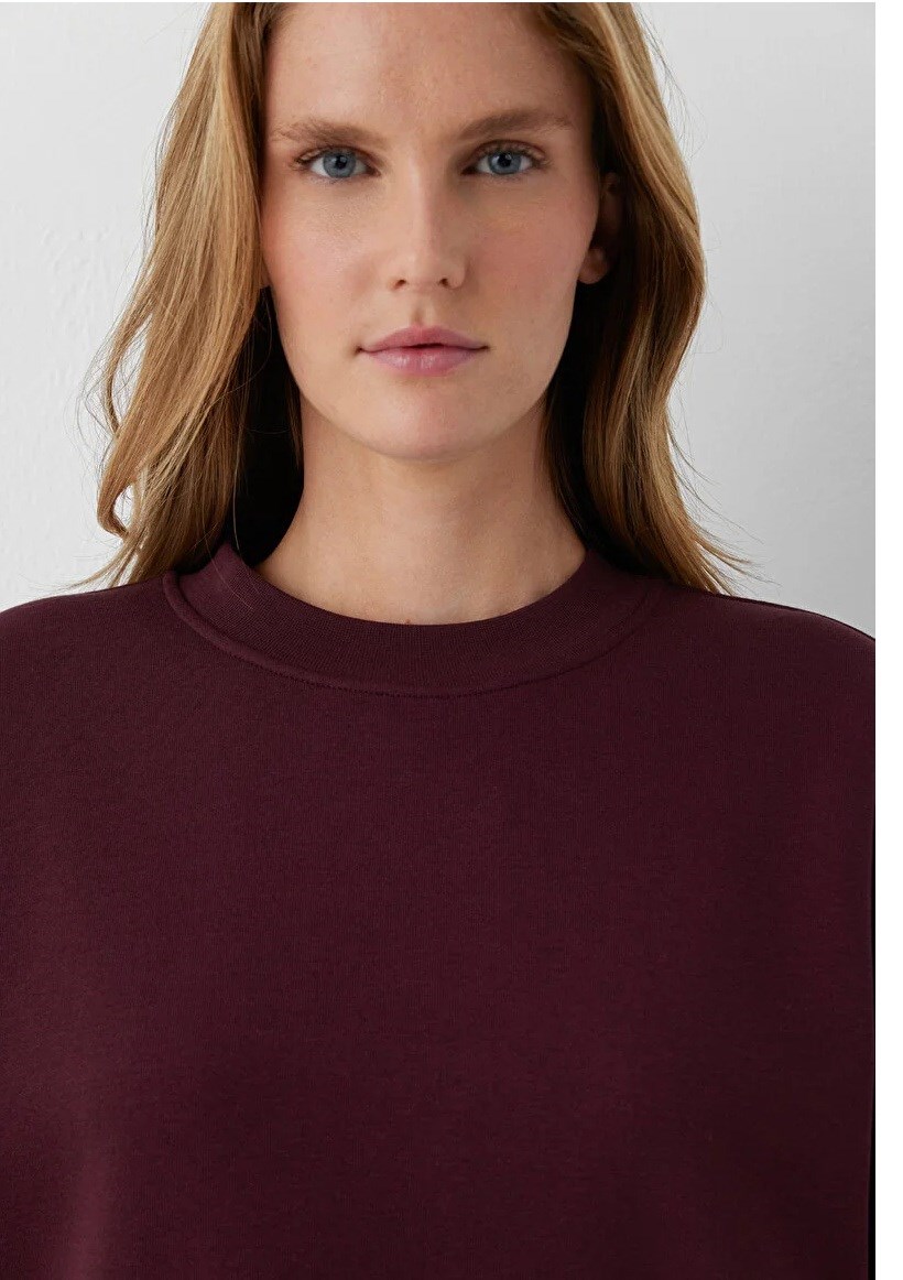 Mavi Yuvarlak Yaka Basıc  Kadın Sweatshirt 1S10576-70422
