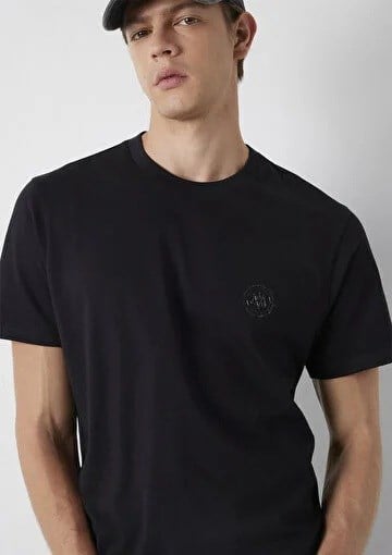 Mavi Logo  Siyah Erkek T-Shirt 0620179-900