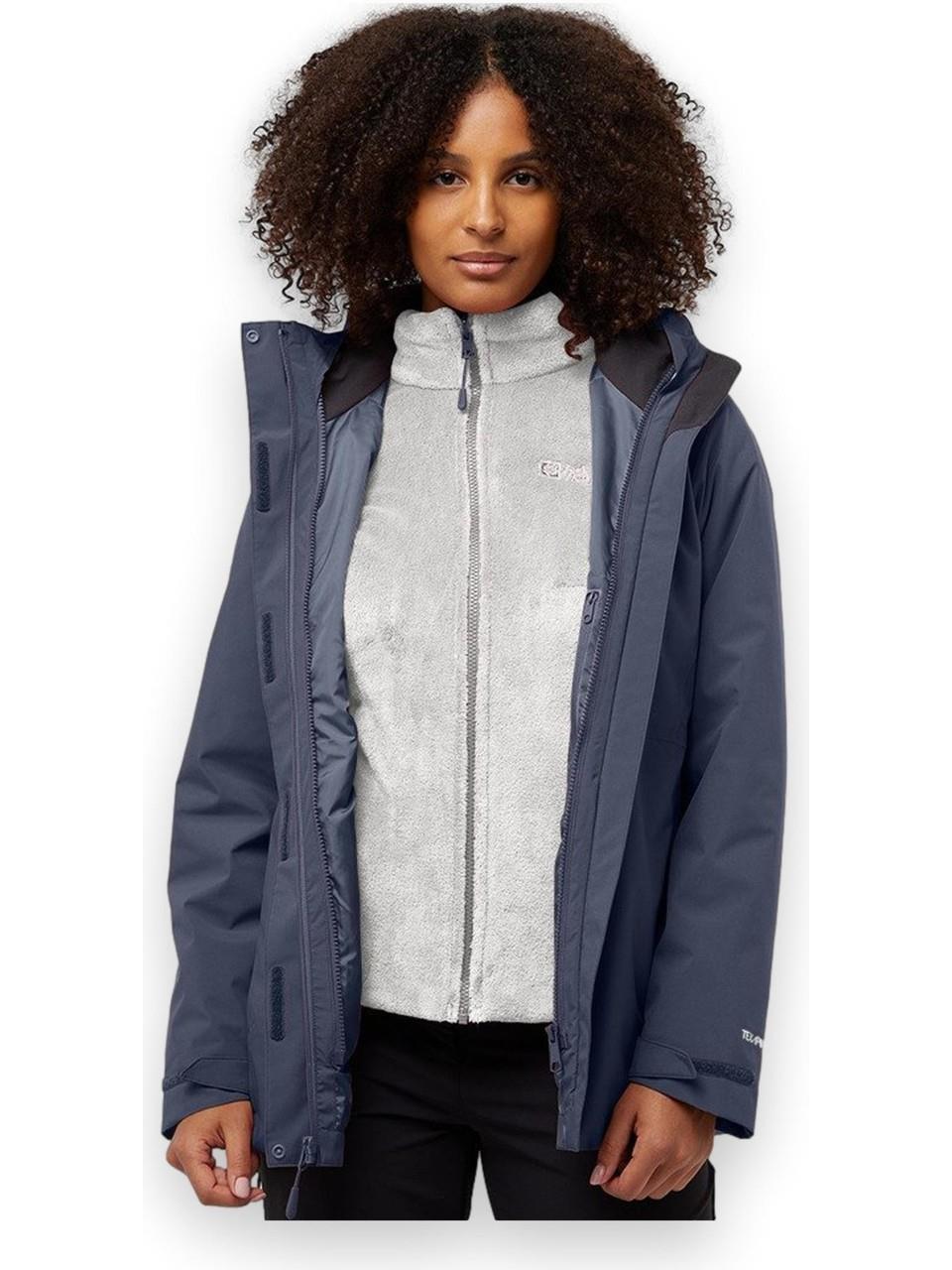 Jack Wolfskin Rotwand 3In1 Jkt W Kadın Outdoor Mont