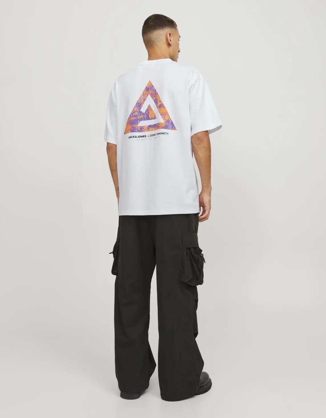 Jack&Jones  Jcotrıangle Tee Ss Crew Neck Sn Erkek T-Shirt 12253435
