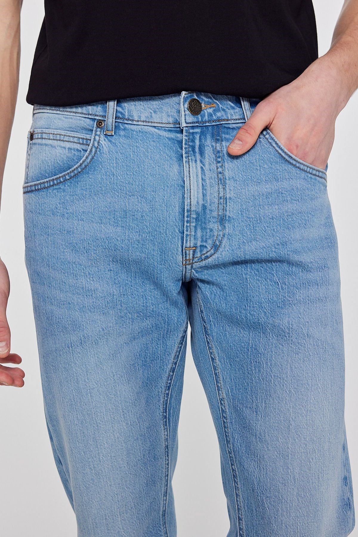 Lee L707 Daren Straight Fit Normal Bel Jean Pantolon ML707KNMB