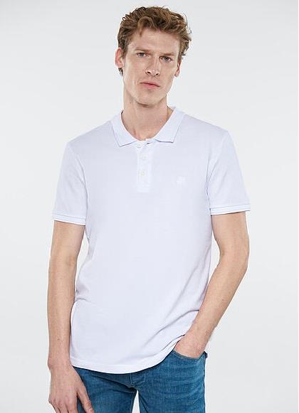 Mavi Polo Tişört Beyaz Erkek 064946-27879
