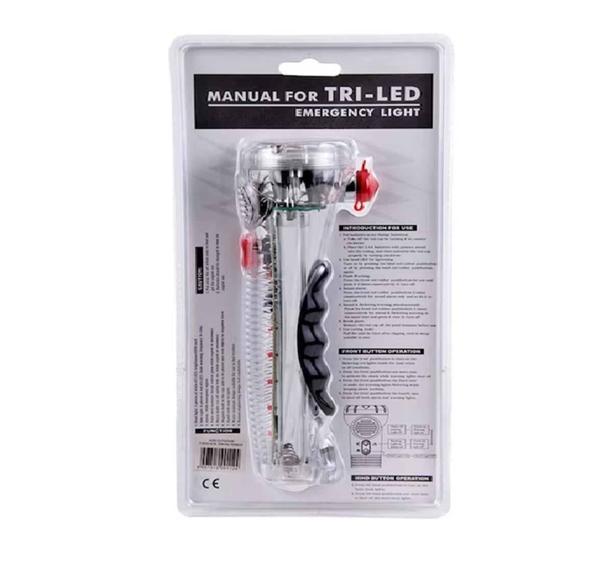 Andoutdoor F2008 Cam Kırma Aparatlı Mıknatıslı Acil Sinyal Feneri   F2008