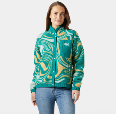 Helly Hansen W Imperıal Prınted Pıle Snap Kadın Mont HHA.63373