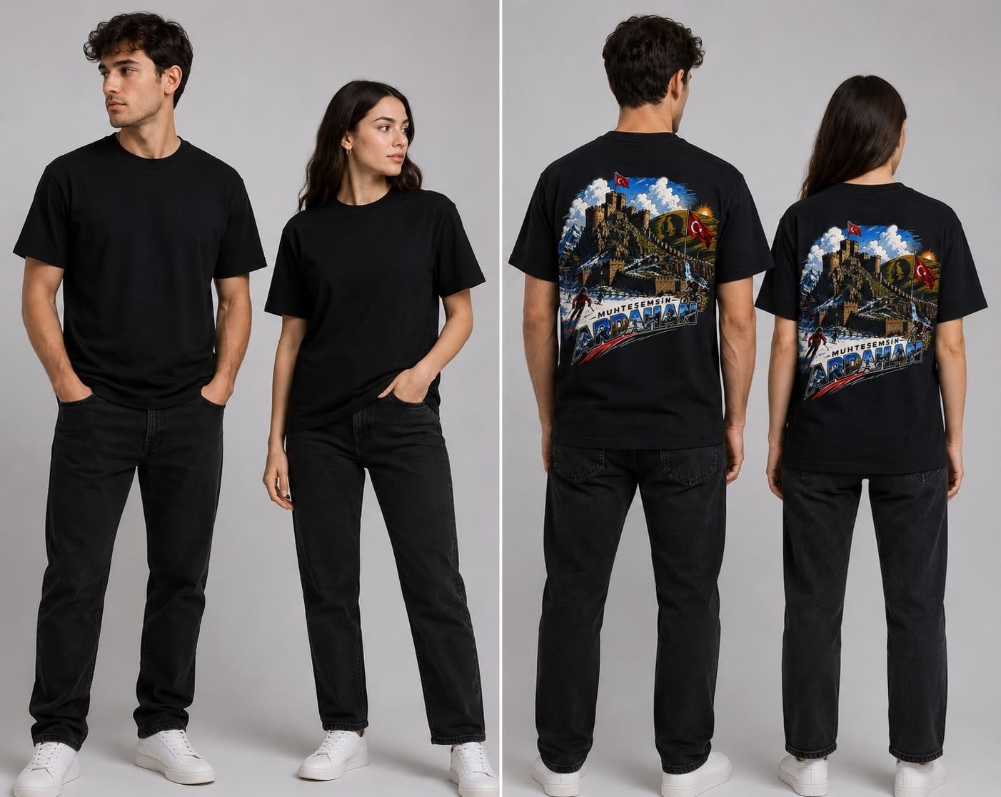 Muhteşemsin Ardahan Özel Baskı Unisex Tişört