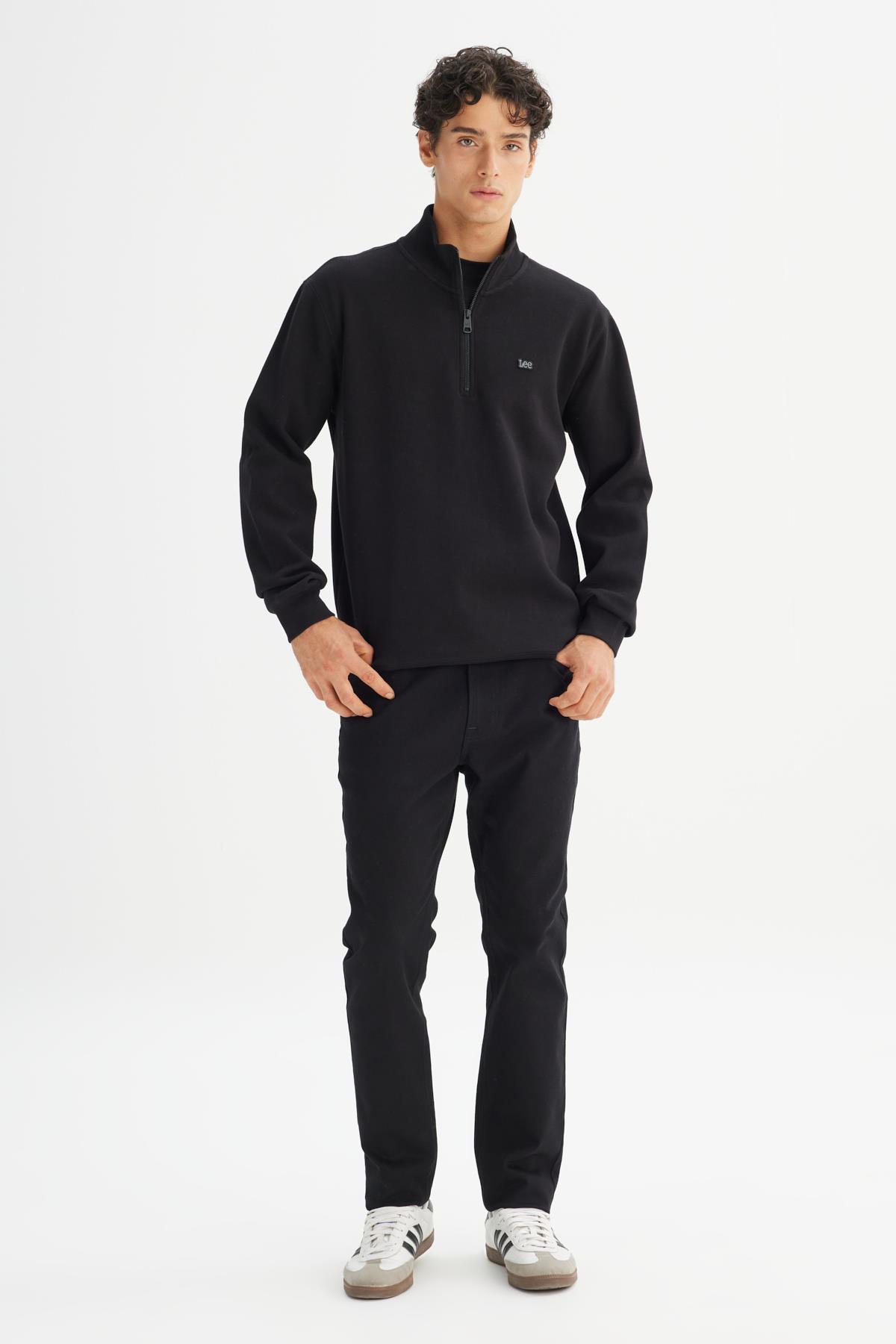 Lee Erkek Pike Interlock Half Zip Sweatshirt L2520312001