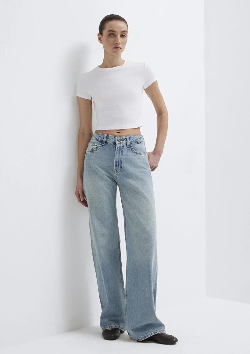 Mavi Malibu Lconic Puslu Kadın Pantolon-1010152-A1569
