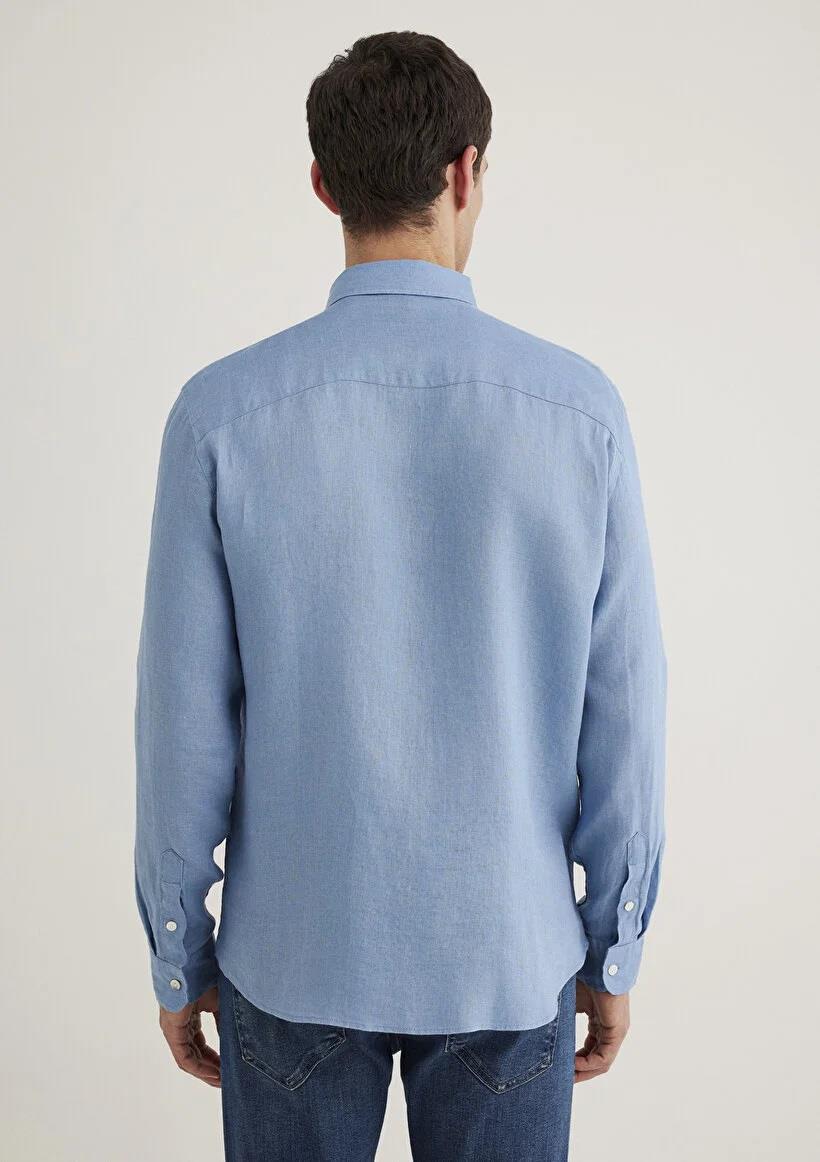 Mavi Erkek Uzun Kol  Gömlek 0211466-70731