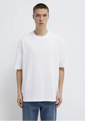 Mavi Pro Baskılı Erkek T-shirt-0613442-620