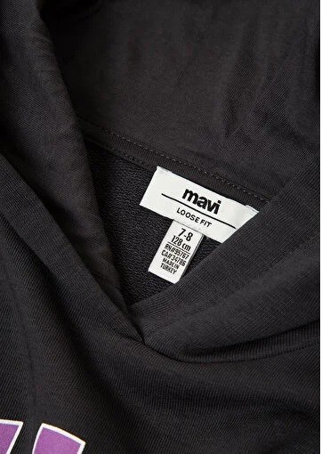 Mavi Logo Baskılı Çocuk Sweatshirt-7S10179-70087