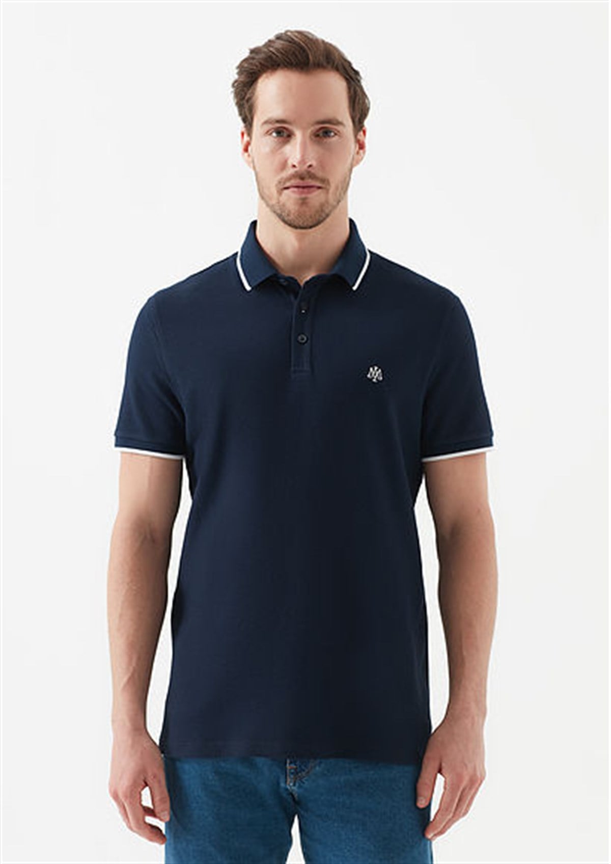Mavi Tee Total Eclipse Erkek Polo T-shirt