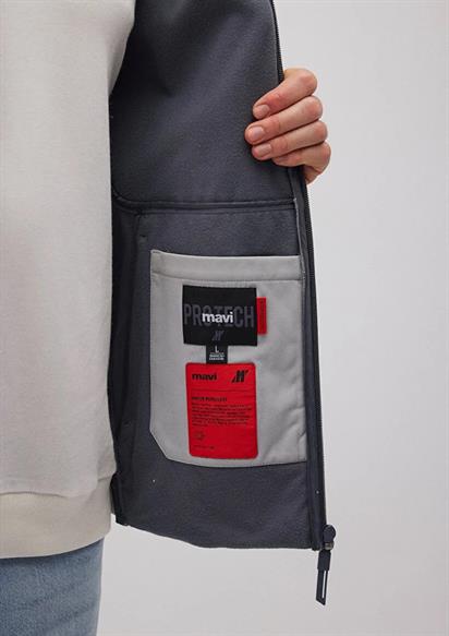 Mavi Dik Yaka Erkek Ceket-0110361-70075