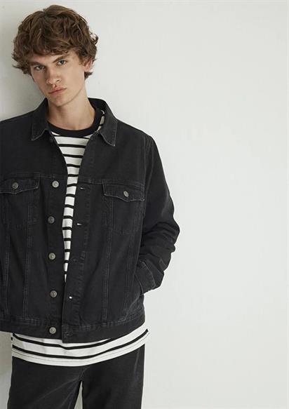 Mavi Ray Smoke College Erkek Jean Ceket  0110273-85218