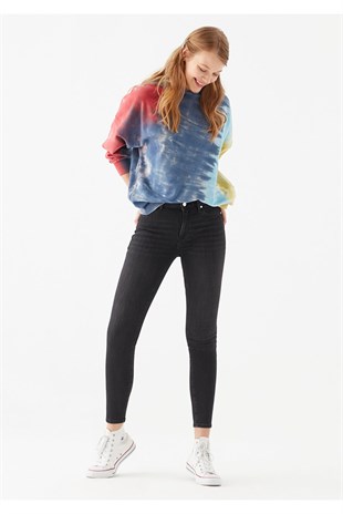 Mavi Tess Smoke Gold Luxury Kadın Pantolon