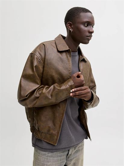 Jack&Jones Jjleon Pu Bomber Erkek Ceket 12289182