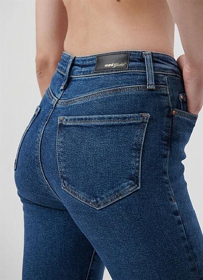 Mavi Serenay Dark Gold Shape Kadın Pantolon 100980-33687