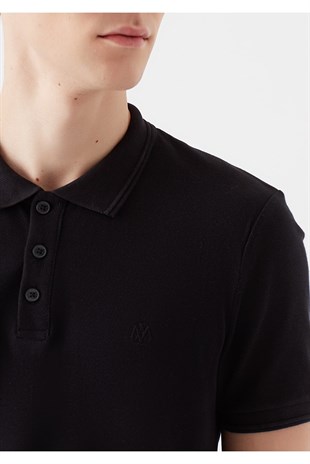 Mavi Polo Tşört Siyah 064946-21842
