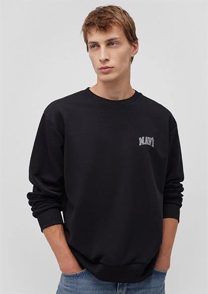 Mavi Baskılı Unisex Sweatshirt 0611716-900
